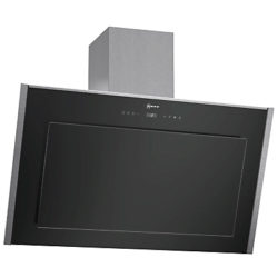 Neff D39DT57N0B Chimney Cooker Hood, Stainless Steel / Black